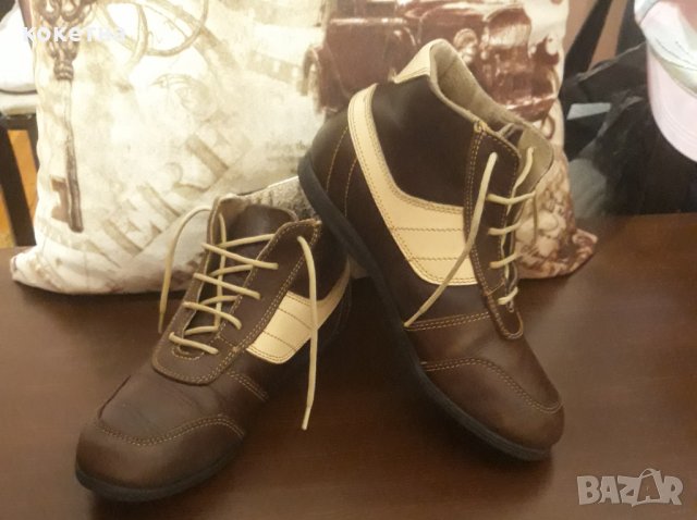 Обувки - боти от естествена кожа, снимка 2 - Детски обувки - 35791198