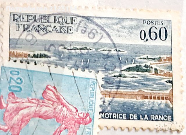 Лот от различни френски пощенски марки. , снимка 5 - Филателия - 41410269