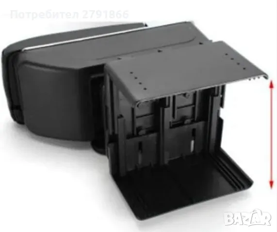 Универсален подлакътник за кола, с кутия за съхранение централен подлакътник с USB изходи, снимка 6 - Аксесоари и консумативи - 50277282