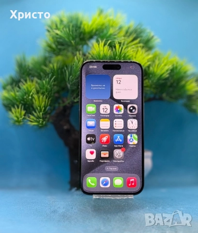 Apple iPhone 15 Pro, 128GB, 5G, Blue Titanium, снимка 2 - Apple iPhone - 52399530