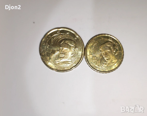 Евро Монети вижда се номинала., снимка 4 - Нумизматика и бонистика - 53101784