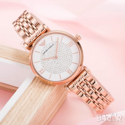 Часовник EMPORIO ARMANI AR11244 Rose Gold . Нов с кутия и гаранция, снимка 3 - Дамски - 33806249