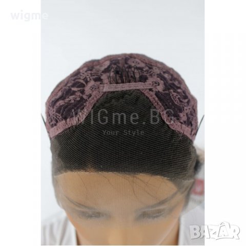 Дълга права сива лейс фронт перука Грейс, снимка 2 - Аксесоари за коса - 35670449