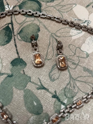 Спешно, по договаряне Италиански сребърен комплект, снимка 5 - Бижутерийни комплекти - 50961683