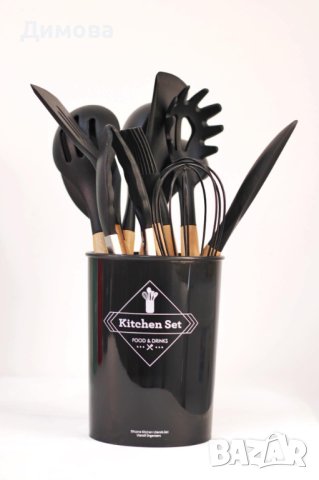 К-т прибори силикон Промо цена, снимка 9 - Прибори за хранене, готвене и сервиране - 42648813