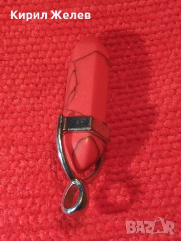 МОДЕН АРТ МЕДАЛЬОН ПЕНДАНТ ВИСУЛКА от ШЛИФОВАН ПОЛУСКЪПОЦЕНЕН КАМЪК 38637, снимка 3 - Колиета, медальони, синджири - 41622863