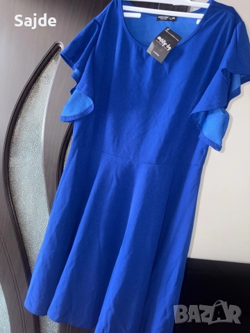 Рокля в тъмно синьо, снимка 2 - Рокли - 51441518