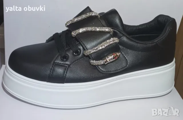 Дамски кецове змия BK-78, снимка 2 - Кецове - 48958098