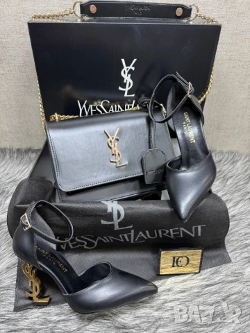 обувки на ток YSL saint laurent , снимка 2 - Дамски обувки на ток - 50641651