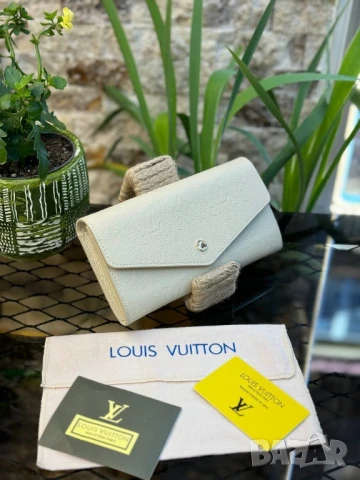 портмонета от естествена кожа louis vuitton , снимка 4 - Портфейли, портмонета - 51295014