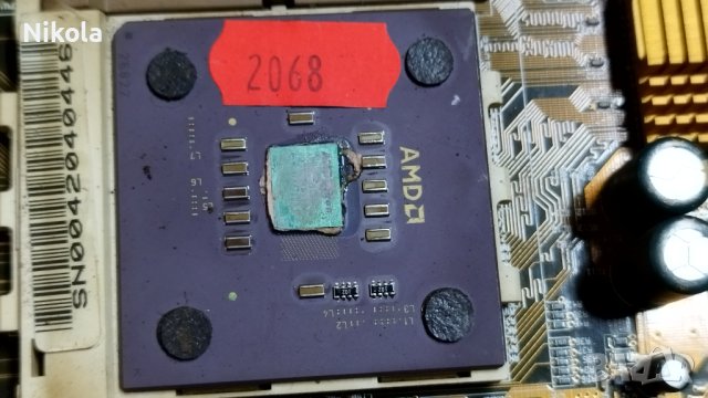 Дънна платка AMD с процесор - ретро модел Работещ, снимка 2 - Дънни платки - 41164930