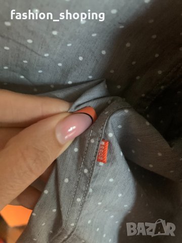 Мъжка риза Orange Boss, размер М, снимка 3 - Ризи - 34486831