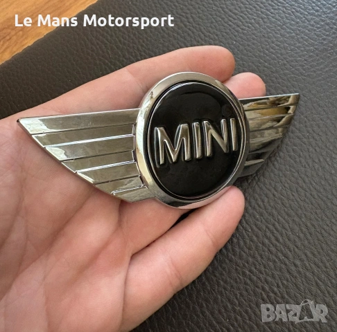 Mini cooper предна,задна емблема 11,5х5 см R50, R52, R53, R55, R56