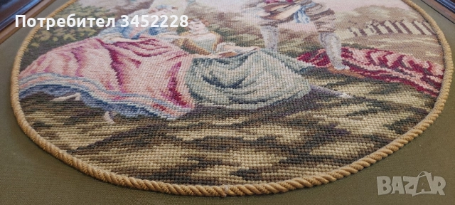 гоблен рамка дървена за ценители 79см 68см, снимка 7 - Гоблени - 51567397