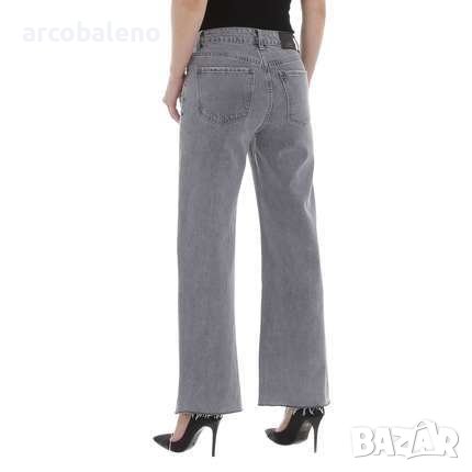 Дамски прави дънки с висока талия, снимка 4 - Дънки - 42215060