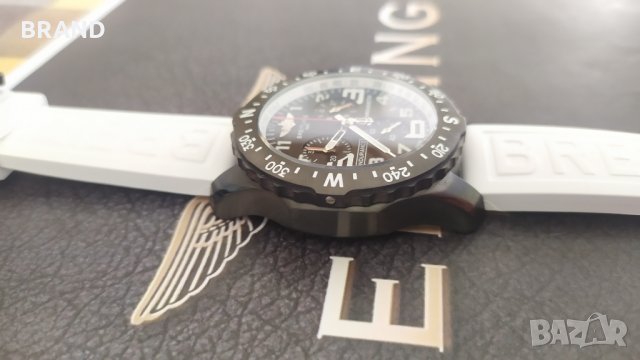 BREITLING ENDURANCE PRO 44мм кварцов с действащ хронограф клас 5А+, снимка 6 - Мъжки - 34125872