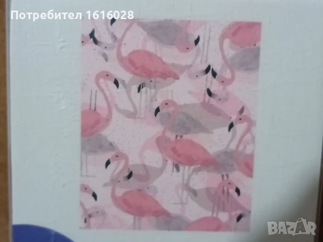 Диамантен 5D гоблен Фламинго., снимка 3 - Гоблени - 50634969