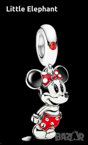 Disney&Pandora 100 years Anniversary,Сребърен висящ елемент"Мини"/нов, снимка 1 - Колиета, медальони, синджири - 42380043