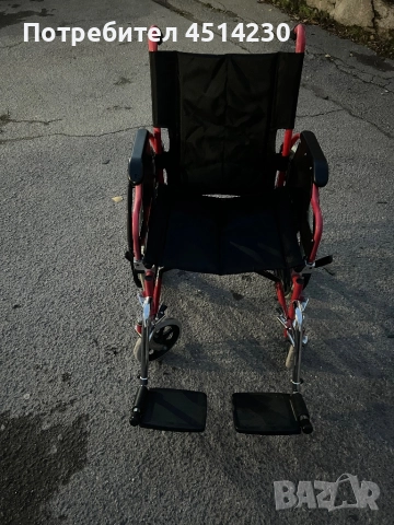 Лека инвалидна количка – удобна, стабилна и готова за използване, снимка 2 - Инвалидни колички - 52496900