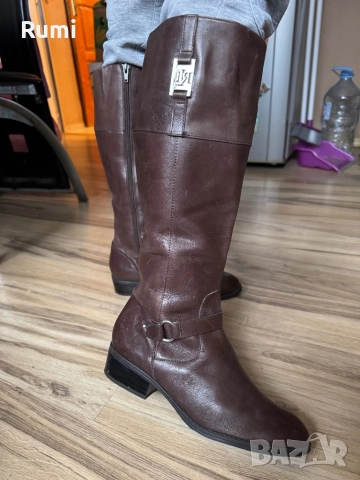 Дамски бутикови ботуши естествена кожа  Ralph Lauren! 38,5 н