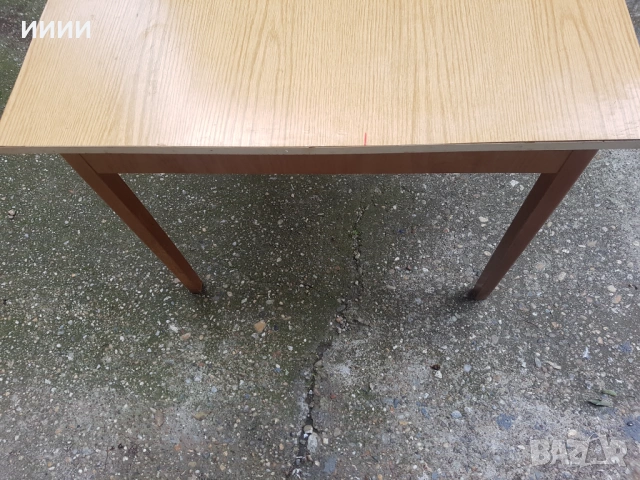 Маса дървена разтегателна правоъгълна, снимка 4 - Маси - 53153339