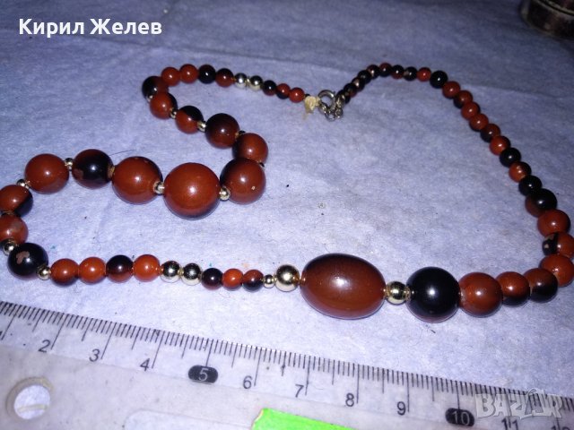 СТАР РЕТРО АРТ ДЕКО СТИЛ ГЕРДАН ЦВЕТЕН ЧЕШКИ КРИСТАЛ и ЗЛАТИСТИ МЪНИСТА 38857, снимка 9 - Антикварни и старинни предмети - 41861523