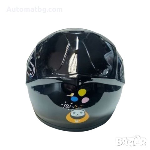 Детска каска за мотор Automat, За скутер, XS размер, Черен, снимка 2 - Аксесоари и консумативи - 40324307