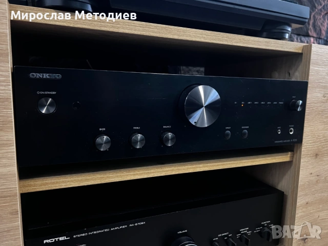Onkyo A-9010 стерео усилвател – като нов, с дистанционно, снимка 7 - Ресийвъри, усилватели, смесителни пултове - 53864090