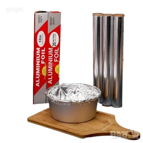 Алуминиево фолио за всяка кухня – защита и удобство в два практични размера, снимка 4 - Други - 48018607