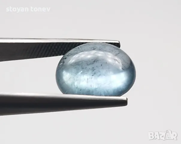 Син турмалин кабошон - 4.28кт.! Нов!, снимка 3 - Други - 49667193