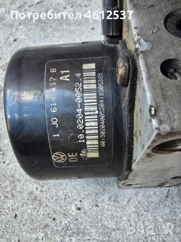 АБС/ABS помпа модул за Голф 4 Ауди А3 Сеат Шкода Golf 4 Audi A3 Seat 1J0 614 117 B, снимка 4 - Части - 52008957