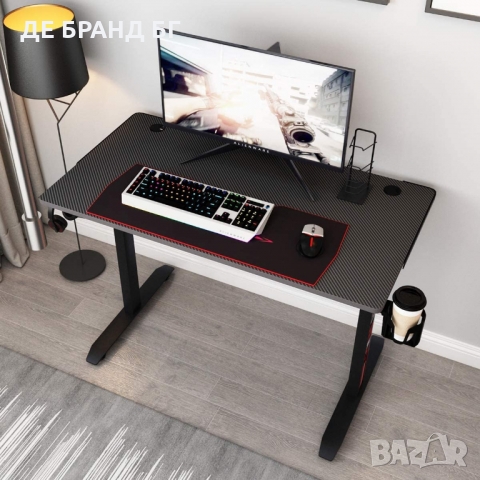 Геймърско бюро / Геймърска маса TN-I44-BK, снимка 5 - Бюра - 36068320