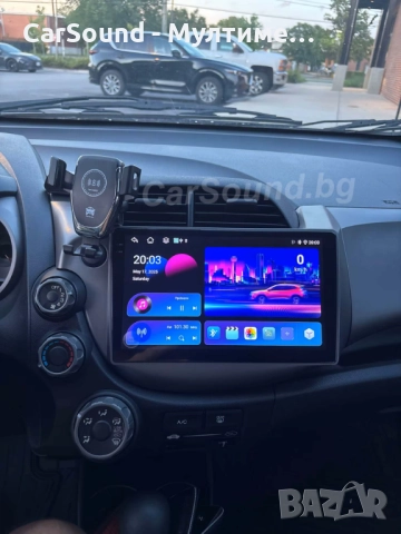 Honda Fit Jazz - 10.1" Android Мултимедия Хонда Фит Джаз 2007-2014 Навигация Андроид, снимка 5 - Аксесоари и консумативи - 51728708
