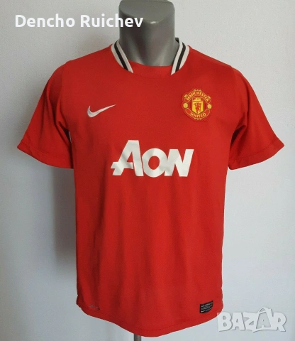 Тениска Manchester United (Giggs #11) Nike — Деца размер XL Червено (сезон 2011/12)