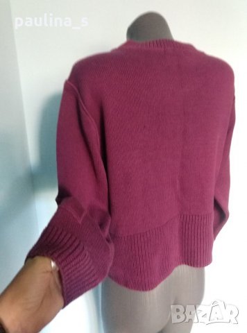 Спортен кроп пуловер "Antognini jeans" / голям размер, снимка 4 - Блузи с дълъг ръкав и пуловери - 16186119