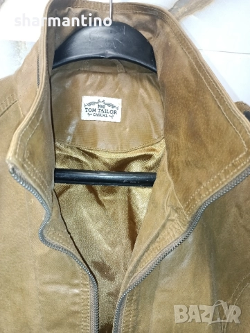 Tom Tailor кожено яке M/S - 75 лв, снимка 2 - Якета - 51979000
