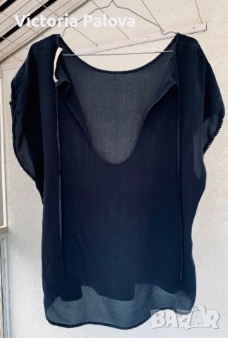 LUXURY копринена  блуза  CUSTOMMADE  Дания, снимка 4 - Корсети, бюстиета, топове - 41561469