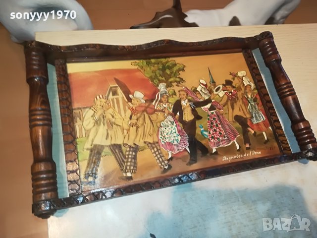 SOLD OUT-ПОРЪЧАНА-ANTIQUE FRANCE-картина от франция 1512221240, снимка 3 - Антикварни и старинни предмети - 39017713