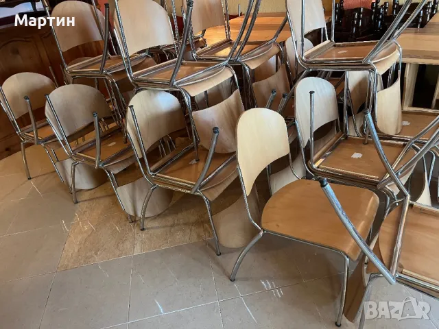 Стол трапезен желязна рамка, снимка 6 - Столове - 47819567