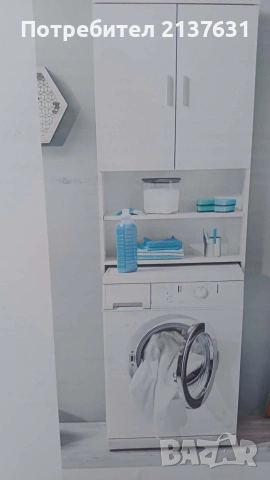 НОВ ! Неразпечатван ШКАФ за НАД ПЕРАЛНЯ, снимка 3 - Шкафове - 49381625