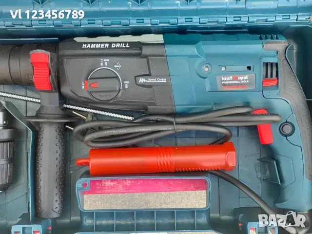 Перфоратор KRAFTWORLD 1200 Вт, снимка 5 - Бормашини - 50761950