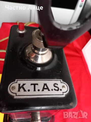 1920г. Стар Метален Телефон с Манивела, снимка 9 - Антикварни и старинни предмети - 52489044