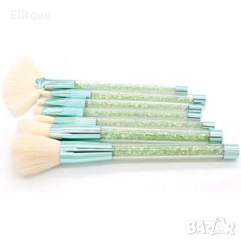 Четки за грим  с кристални дръжки -  7 броя HZS86, снимка 10 - Други - 52820405