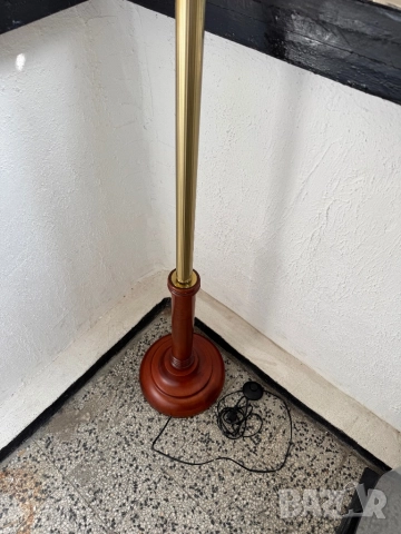 Стояща Лампа със Стъклен Абажур 166см Relaxdays GmbH Art. 10018993 за Хол, Спалня, E27 40W!, снимка 10 - Настолни лампи - 52132491