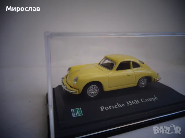 1:72 HONGWELL PORSCHE 356 B COUPE ИГРАЧКА КОЛИЧКА МОДЕЛ, снимка 5 - Колекции - 47770998
