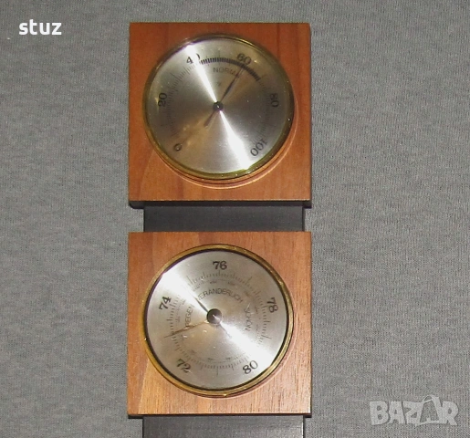 Tроен уред за стена, барометър, влагомер и термометър , снимка 6 - Други - 53572039