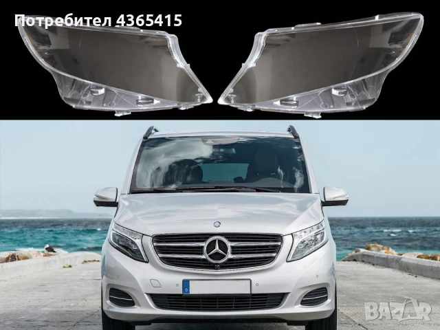 Стъкла за фарове на Mercedes Vito W447 (2014-2019)