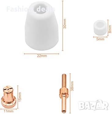 Нов комплект 72 части Консумативи за горелки за плазмени резачки, снимка 4 - Други стоки за дома - 41763759