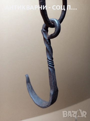 Стара Ръчно Кована Кука Ченгел. , снимка 5 - Антикварни и старинни предмети - 52057101