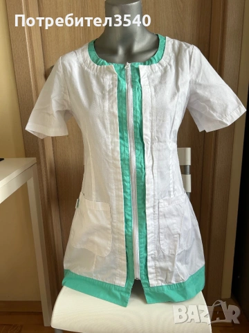 Дамска медицинска престилка с цип B-Well, снимка 2 - Други - 41269523